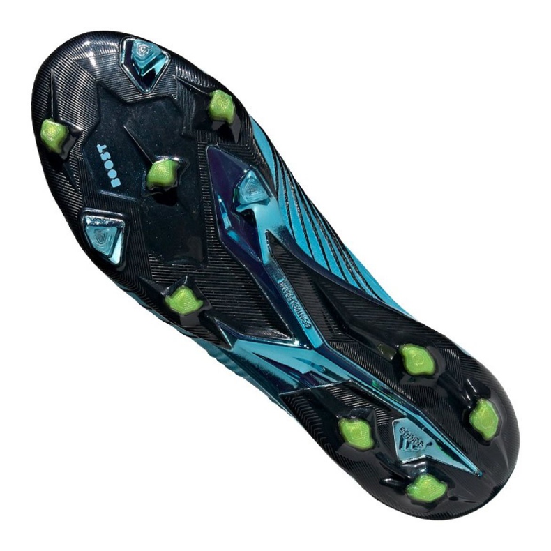 Adidas Predator 19+ Fg M F35613 fotbollsskor blå blå 2