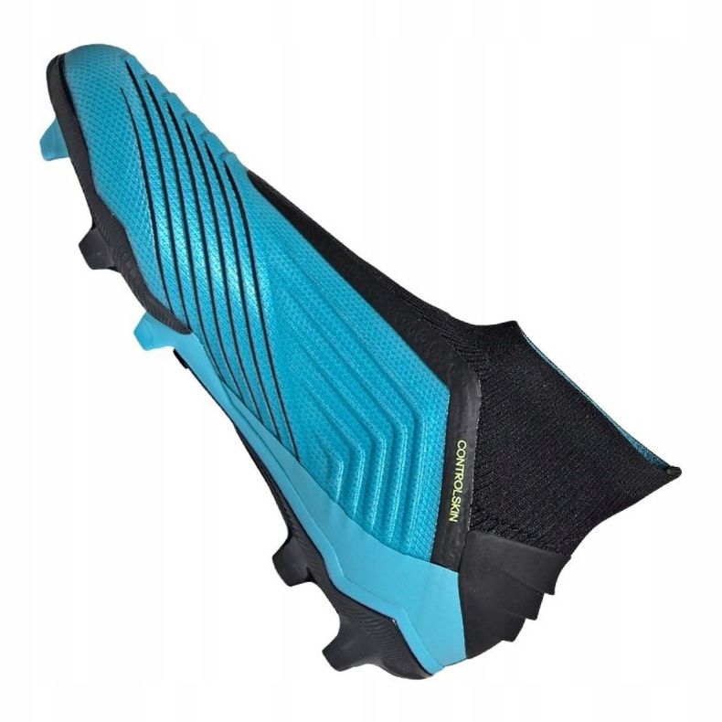 Adidas Predator 19+ Fg Jr G25788 fotbollsskor blå blå 2