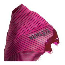 Adidas Nemeziz 19+ Fg M F34403 fotbollsskor rosa rosa 1
