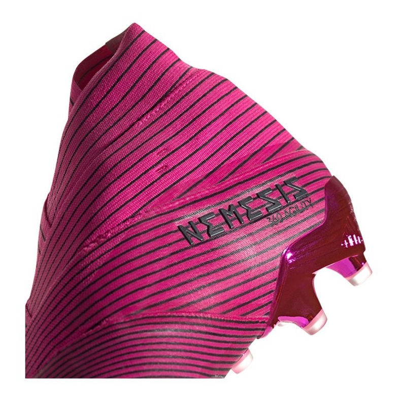 Adidas Nemeziz 19+ Fg M F34403 fotbollsskor rosa rosa 1