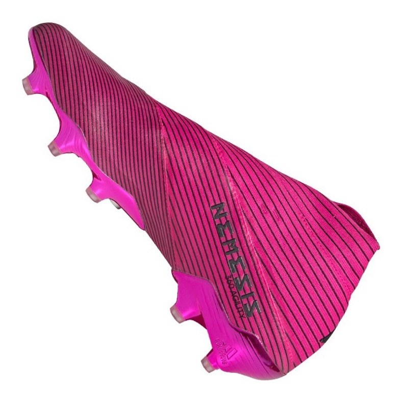 Adidas Nemeziz 19+ Fg M F34403 fotbollsskor rosa rosa 2