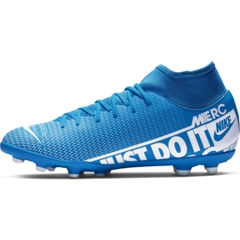 Nike Mercurial Superfly 7 Club FG / MG M AT7949-414 fotbollsskor blå blå 2