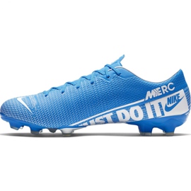 Nike Mercurial Vapor 13 Academy FG / MG M AT5269-414 fotbollsskor blå blå 2