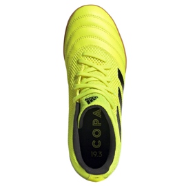 Adidas Copa 19.3 In Sala Jr EF0561 skor gul 2