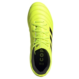 Adidas Copa 19.3 Fg Jr F35466 fotbollsskor gul gul 2