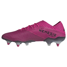 Adidas Nemeziz 19.1 Sg M F99838 fotbollsskor rosa rosa 1