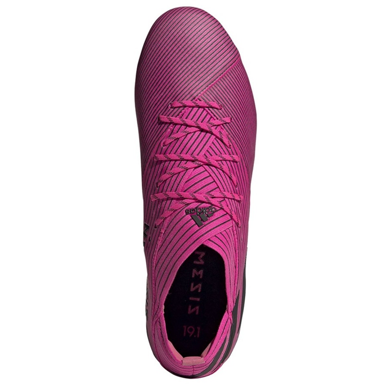 Adidas Nemeziz 19.1 Sg M F99838 fotbollsskor rosa rosa 2