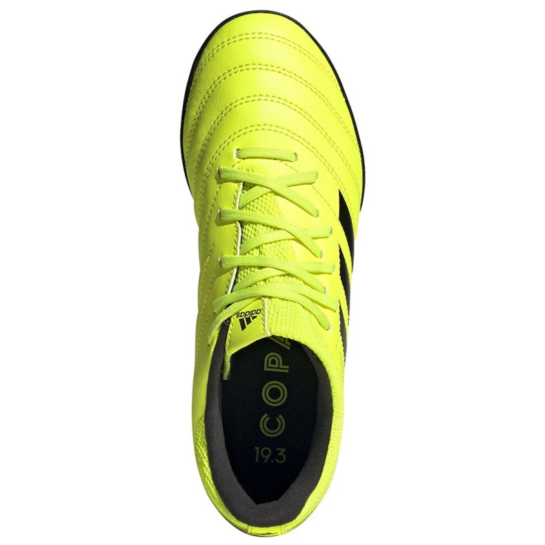 Adidas Copa 19.3 Tf Jr F35463 fotbollsskor gul gul 2