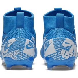 Nike Mercurial Superfly 7 Academy FG / MG Jr AT8120 414 fotbollsskor blå 2
