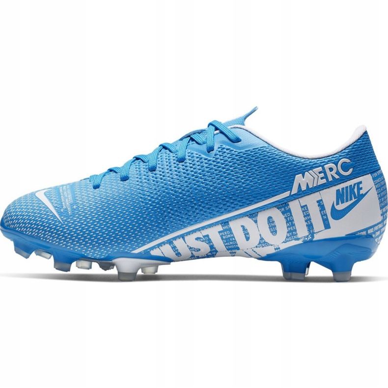 Nike Mercurial Vapor 13 Academy FG / MG Jr AT8123 414 fotbollsskor blå 2