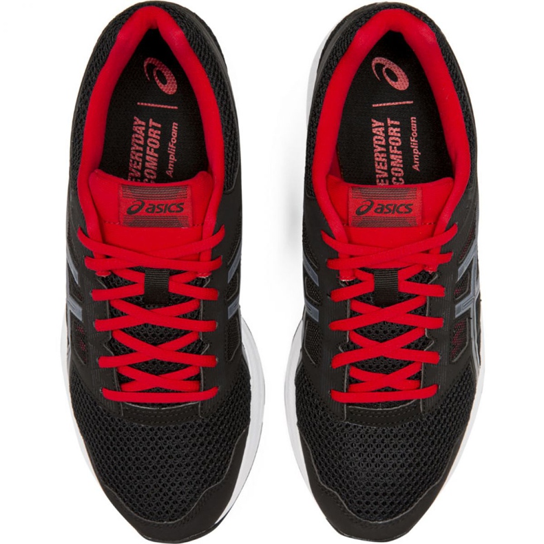 Asics Gel Contend 5 M 1011A256 005 svart röda skor 1