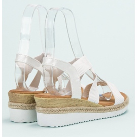 Bello Star Espadrilles Slip On Sandaler vit 1