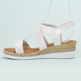 Anesia Paris Slip-on sandaler på plattformen vit 1