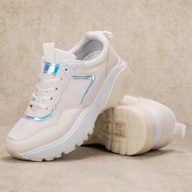 SHELOVET Snörskor vit 1