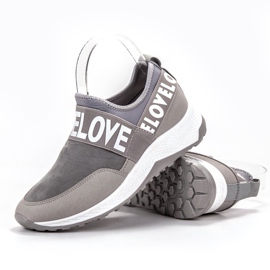 SHELOVET Slip-on mockaskor grå 2