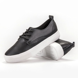 Seastar Ekoskinnskor svart 2