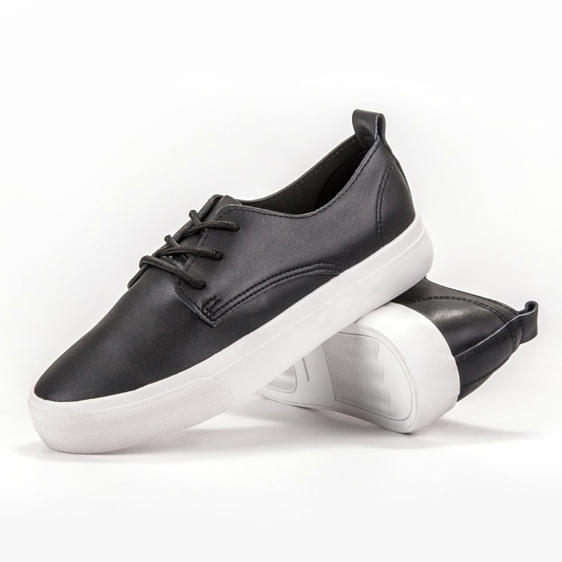 Seastar Ekoskinnskor svart 2