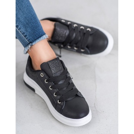 SHELOVET Mode sportskor svart 2