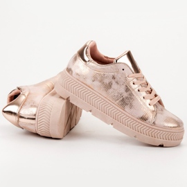 Bestelle Rose Gold sportskor rosa gul 1