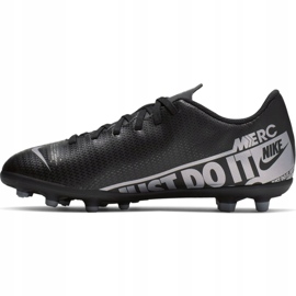 Nike Mercurial Vapor 13 Club FG / MG Jr AT8161 001 fotbollsskor svart 2