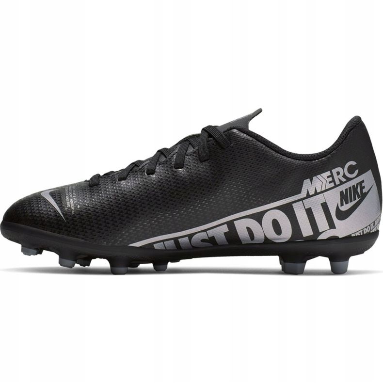 Nike Mercurial Vapor 13 Club FG / MG Jr AT8161 001 fotbollsskor svart 2