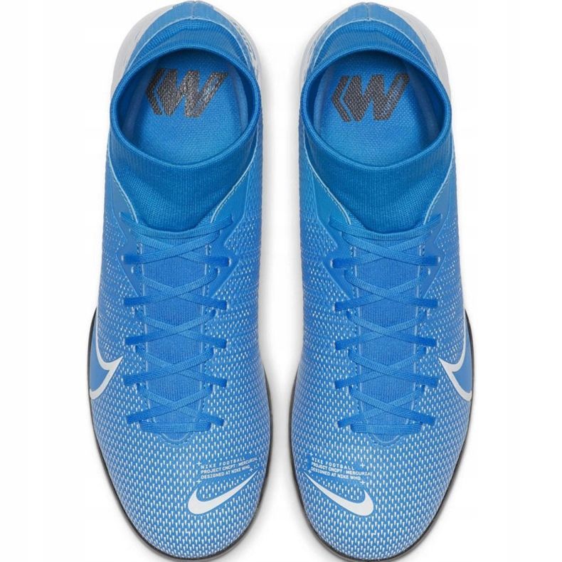 Nike Mercurial Superfly 7 Academy Ic M AT7975 414 fotbollsskor blå 1