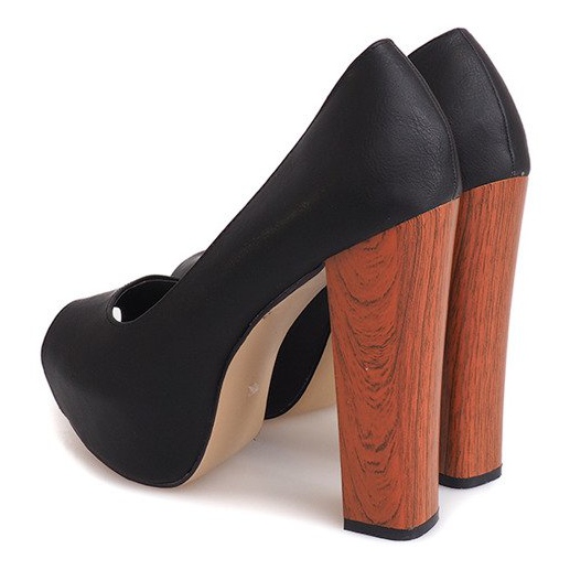 Öppna pumpar på en bar 99-90 svart 1