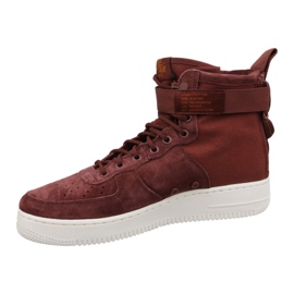 Nike Air Force 1 Sf Mid M 917753-202 sko röd 1