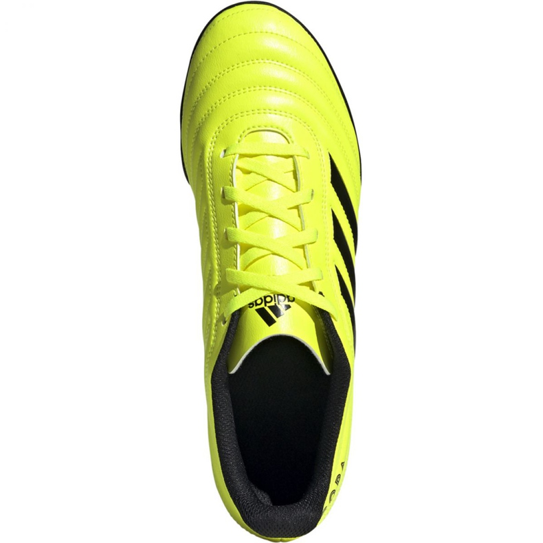 Adidas Copa 19.4 Tf M F35483 fotbollsskor gula 1