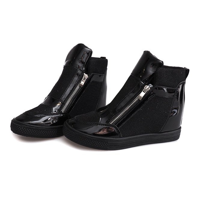 Wedge Sneakers TL020-1 Svart 2