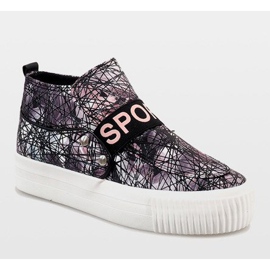 Svarta sneakers 623 mångfärgad 1