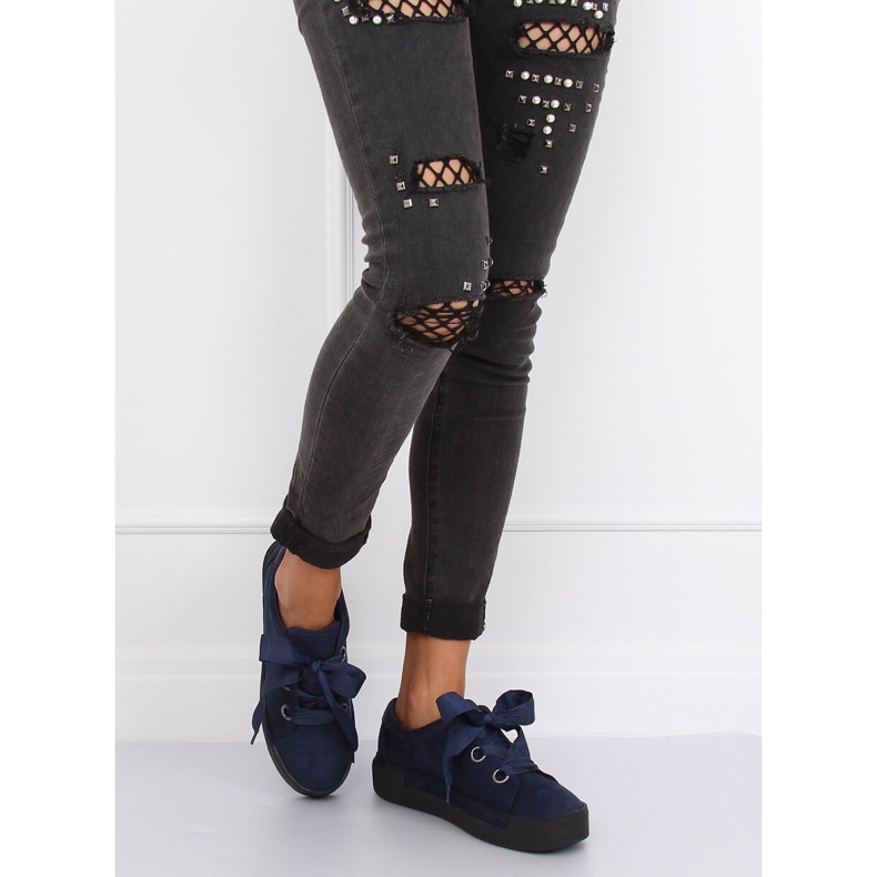 Marinblå damskor 1018 Blå 1