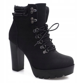 Tied Boots Workers CL112 Black svart 2