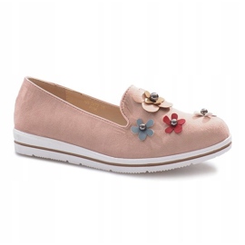 Rosa flerblommiga kilklackar 1