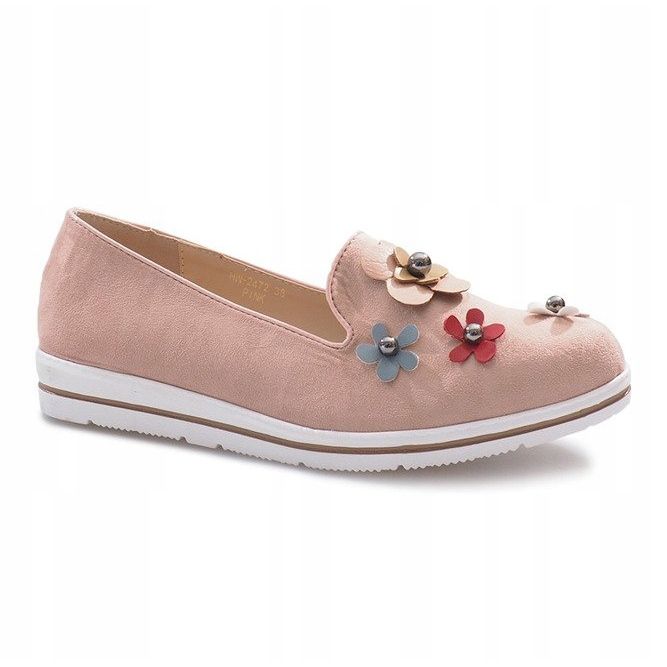 Rosa flerblommiga kilklackar 1