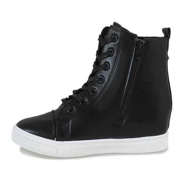 Svarta klassiska wedge sneakers DD476-1 1