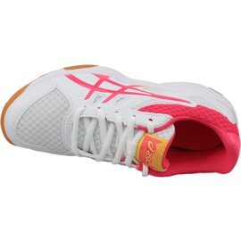 Asics Upcourt 3 Gs Jr 1074A005-104 volleybollskor mångfärgad vit 2