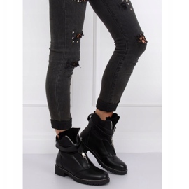 Svarta militärstövlar NC821 Svart 2