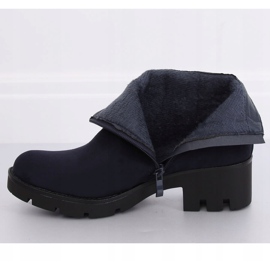 NC832 Marinblå Jodhpur -stövlar 1