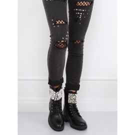 Svarta militärstövlar NC860 Svart 1