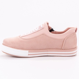 SHELOVET Love Suede sportskor rosa 1