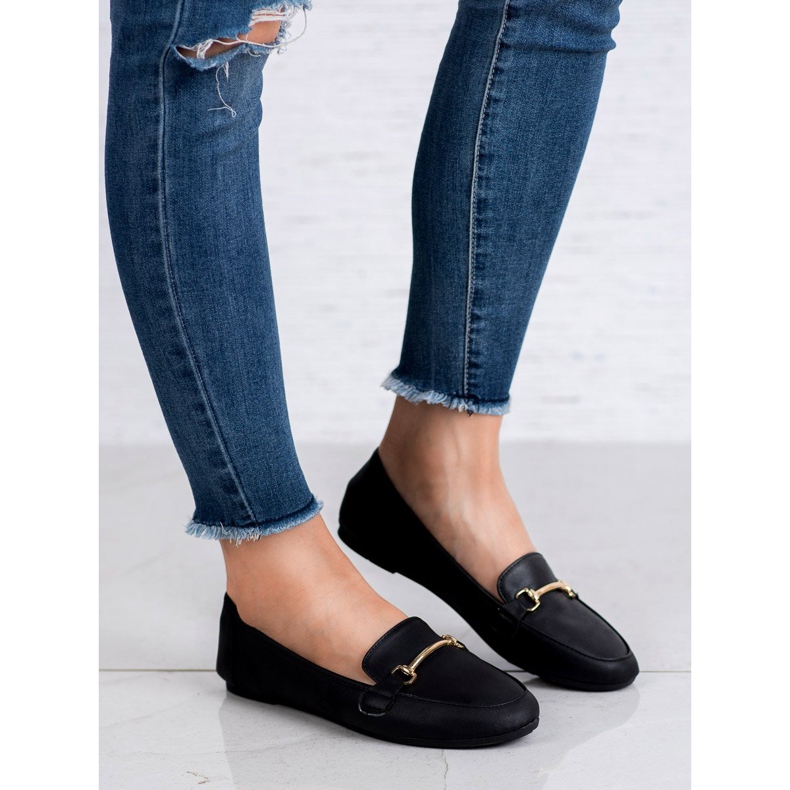 SHELOVET Eco Leather Loafers svart 2