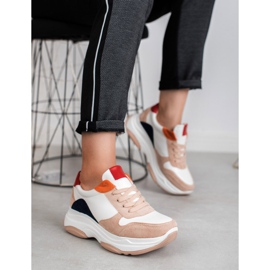 SDS Lätta sneakers brun mångfärgad 1