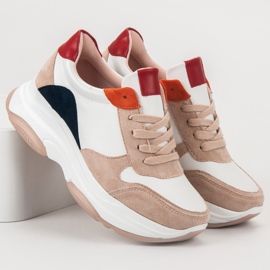 SDS Lätta sneakers brun mångfärgad 2