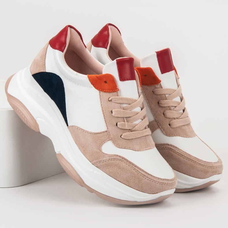 SDS Lätta sneakers brun mångfärgad 2