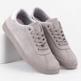 Ideal Shoes Grå snörskor 2