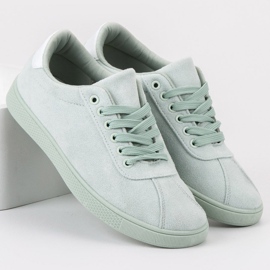 Ideal Shoes Mint snörskor grön 1