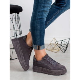 SHELOVET Grå sneakers 1