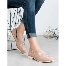 Bestelle Rosa Snake Print Loafers 2