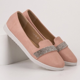 Queentina Herrar med kristaller rosa 2